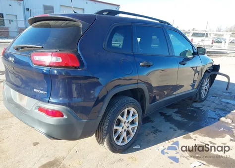 2016 Jeep Cherokee Sport из США, поврежденный, VIN 1C4PJLAS1GW208506